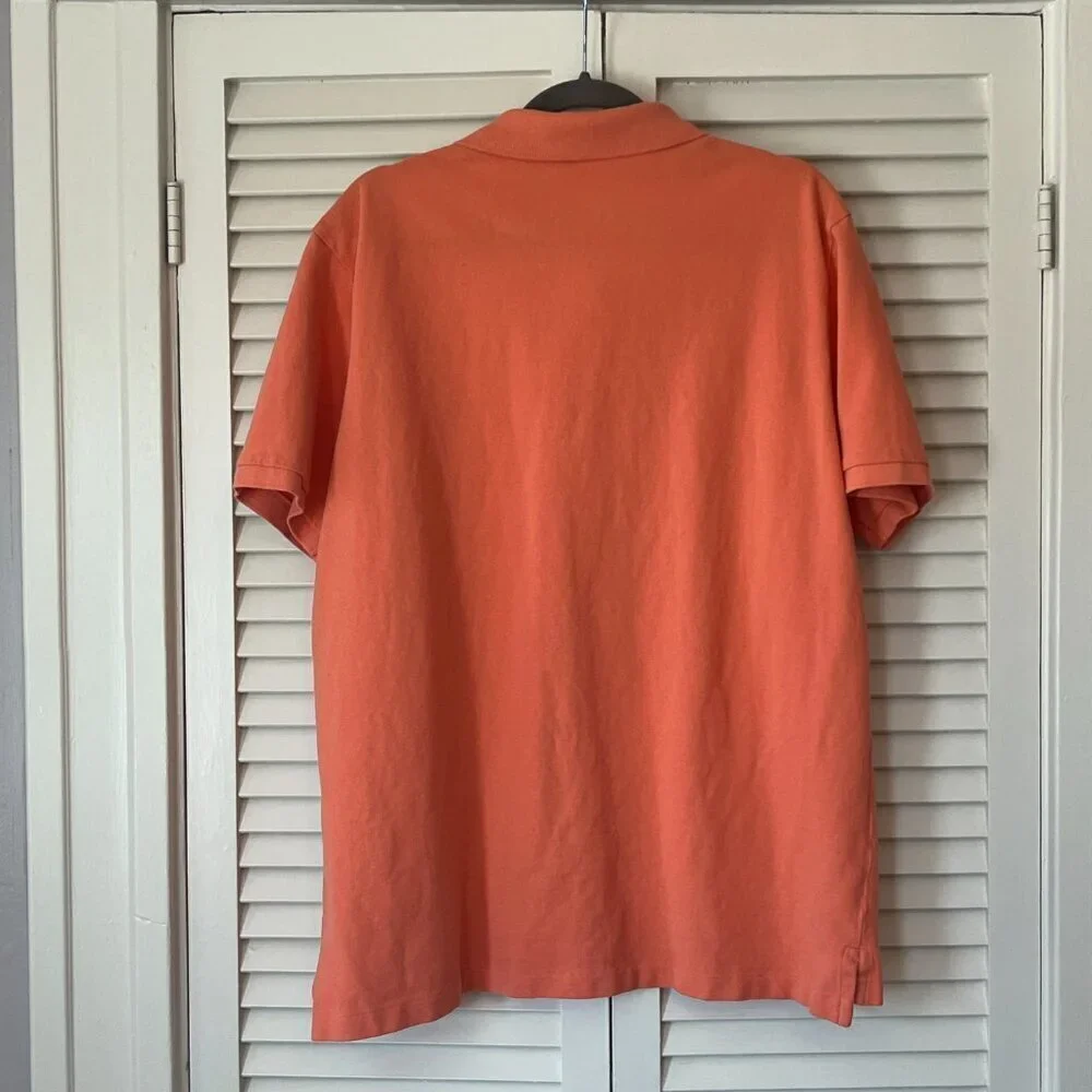 Polo Ralph Lauren men's XL polo shirt orange classic fit short sleeve cotton
